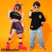  Kids танцевальный костюм HIPHOP Корея девочка мужчина hip-hop ребенок одежда Cheer девушка Jazz Dance stage костюм тренировка надеты Dance одежда презентация jazz отвечающий .. футболка 