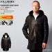 FILLMORE 本革 迷彩柄フード付ムートンコート メンズ フィルモア COT13A  リアルムートン レザージャケット 革ジャン 本革ジャケット 羊毛革 ムートンコート 黒