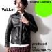 VALLET натуральная кожа одиночный байкерская куртка мужской Vallette VALLET01AN кожаный жакет / байкерская куртка 