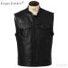 Liugoo Leathers original leather mesh leather Biker the best men's dragon g- leather zVST08A leather the best Biker the best MC the best 