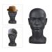  манекен head красота мужчина тренировка модель 57cm матовый черный 
