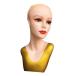  макияж 21.26 дюймовый Professional женщина манекен head парик волосы деталь колпак Gold 