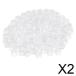 2x100pcs пластиковый волосы Bray DIN gdo красный волосы бисер волосы ювелирные изделия DIY браслет кольцо 