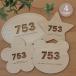 753 plate из дерева cut plate "Семь, пять, три" .. цветок овальный звезда Star из дерева ... фото 