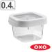 OXO　オクソー　ロックトップコンテナ　0.4L　S　スクエア （ 400ml 保存容器 食洗機対応 電子レンジ対応 ）
ITEMPRICE