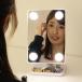  зеркало с подсветкой зеркало LED свет подставка для зеркала сенсорная панель длина ширина обе для мелкие вещи класть косметика зеркало ( макияж LED настольный зеркало )