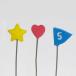  сад pick Mini pick Star Heart флаг 3 вида комплект ( pick садоводство смешанные товары садоводство принадлежности для садоводства цветок pick )