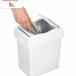  waste basket 5Lsepa dust push ( trash can 5 liter swing push cover attaching compact rectangle minute another desk small space-saving )