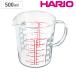 HARIO �n���I ���W���[�J�b�v ���C�h 500ml �i �v�ʃR�b�v ���W���[�R�b�v �M��OK 500cc �K���X�� �d�q�����W�Ή� �H��@�Ή� �ϔM�K���X �j