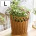  pot yutiru цветок L ( корзина корзина горшок pot корзина ручной вязки место хранения корзина )