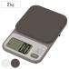 �f�W�^���X�P�[�� 2kg �G�N�� 0.1g�P�ʂŗʂ�� �v�ʊ� �h���e�b�N �i dretec �X�P�[�� �L�b�`���X�P�[�� �N�b�L���O�X�P�[�� �f�W�^�� �d�r�� �j