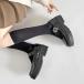  обувь in шкаф Shoes in Closet - колодка Claw легкий толщина низ платформа петелька ремень me Lee je-n2648 (bla