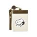  Runner RUNNER Snoopy чехол для пропуска чехол для проездного билета футляр для карточек Charlie Brown Anne Dio черновой брезент хлопок катушка имеется вышивка женский 