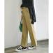  and itoand it_ стрейч flare pants брюки низ женский flair эластичность движение ... простой одноцветный tei Lee ходить на работу посещение школы 
