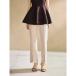 anyu Anne sanuans тонкий flare pants (PINK BEIGE)