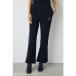  обратная сторона шерсть flare pants BLK