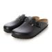  Birkenstock BIRKENSTOCK Boston Natural Leather [ постоянный ширина ] ( черный )