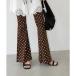 chuklachuclla точка легкий flare pants chw26s324 ( Brown )