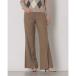 klaneCLANE CORDUROY PANEL MELANGE PANTS (BEIGE)
