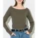  Coca cocatereko ребра off плечо tops (Khaki)