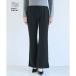  Coca coca обратная сторона ворсистый soft тренировочный легкий flare pants (Black)