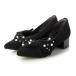 kmu_ Diana CUMUU_DIANA жемчуг лента туфли-лодочки ( чёрный ткань )