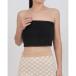 te колено rose DENNY ROSE Vintage обработка ребра tube top (BLACK)