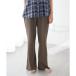  Earth Music and экология earth music&amp;ecologypig men to ребра flare pants ( Brown )