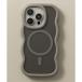 �G���j�[�N emonique iPhone�P�[�X �J�o�[ ���˂��� TPU�V���R���f�� �}�b�g Magsafe�Ή� �i�O���[�j