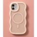 �G���j�[�N emonique iPhone�P�[�X �J�o�[ ���˂��� TPU�V���R���f�� �}�b�g Magsafe�Ή� �i�s���N�j
