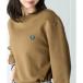  Fred Perry FRED PERRY [ стандартный товар ]Crew Neck SweatShirt M7535 ( бежевый )