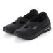  rubber rubber Gomu56 Cross design air cushion shoes ( black / black lame )