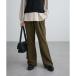 зеленый park sGreen Parks молдинг call flare pants ( хаки )