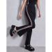  JadaToys GYDA боковой линия flair вязаный брюки ( черный )