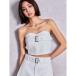  JadaToys GYDA Glitter print belt блуза ( "теплый" белый )