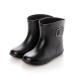  KenKen paKenKenPa KP-037 короткий влагостойкая обувь сапоги ( черный )