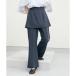 ke- Be efKBF юбка Layered flare pants (CHARCOAL)