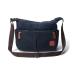 [ водоотталкивающая отделка ] нейлон сумка на плечо P-1094 ( темно синий / Camel )