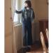  Kumikyoku рукоятка Sam tsu il flare pants ( оттенок черного )