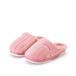  гонки женский Lace Ladiesbai цвет полоса мех Raver подошва тапочки ( красный )