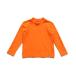  гонки женский Lace Ladies Kids с высоким воротником длинный рукав Rush Guard купальный костюм ( orange )