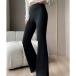  гонки женский Lace Ladies высокий талия толстый флис Barbie брюки ( черный )