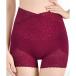  гонки женский Lace Ladies высокий талия Boxer гонки шорты [ товары без возможности возврата ] ( wine red )