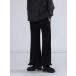 lashudoLASUD стежок линия flare pants ( черный )