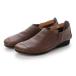 Mira sport Milla sports comfort .. soft leather casual slip-on shoes ( dark brown )