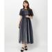  Misch Masch MISCH MASCHchu-ru шифон One-piece /MO33O02 (NAVY)