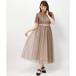 Misch Masch MISCH MASCHchu-ru шифон One-piece /MO33O02 (MOCHA)