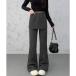  Mini Mini магазин miniministore LAP юбка имеется semi flare pants Корея способ ( темно-серый )
