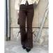  Nice Claup NICE CLAUP [ANOTHER BRANCH] боковой гонки выше semi flare pants (BR)