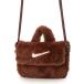  Nike NIKE искусственный мех Cross сумка "body" сумка на плечо ( темный po колено × розовый пена )